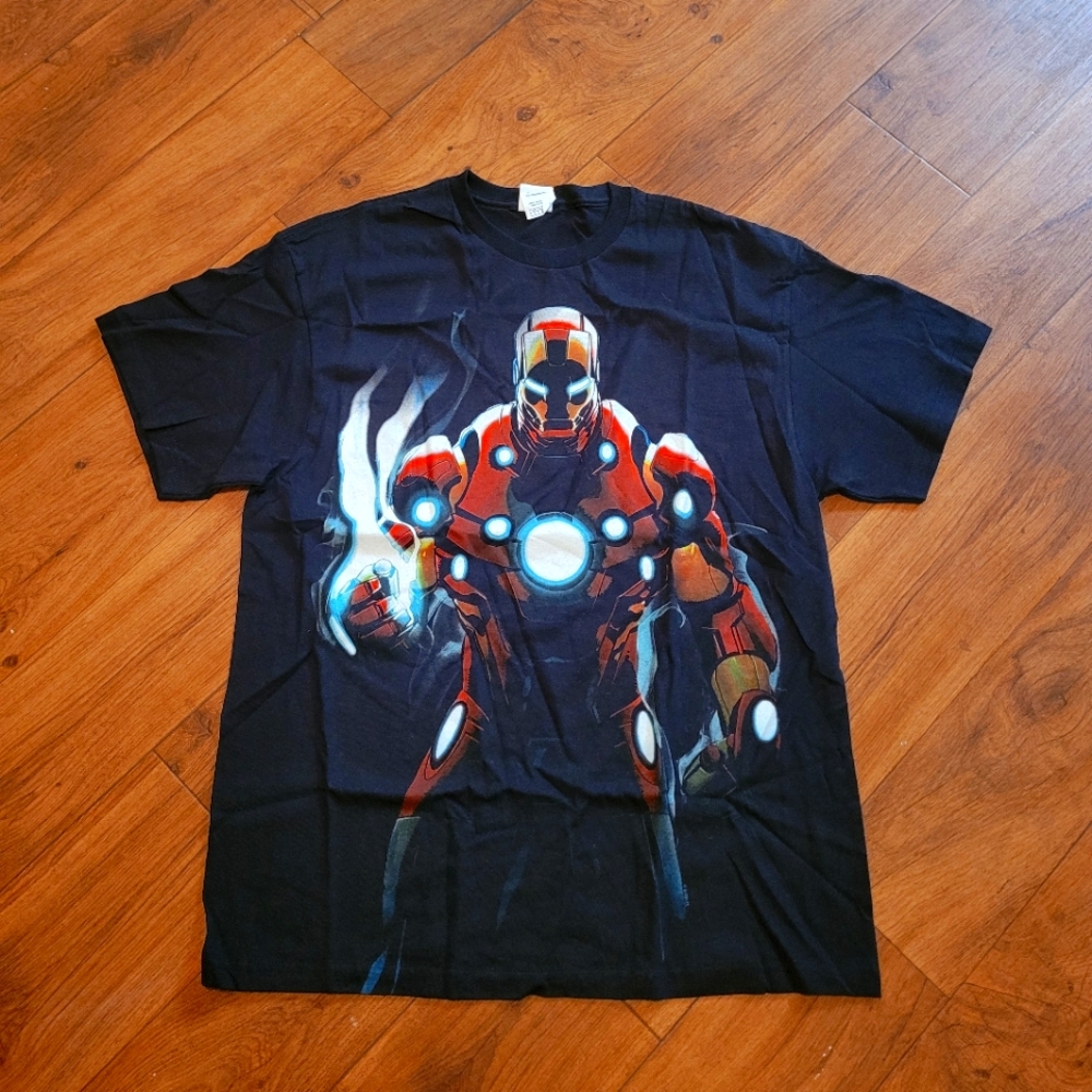 Vintage Marvel MCU Iron Man Jumbo Print T-Shirt Sz L